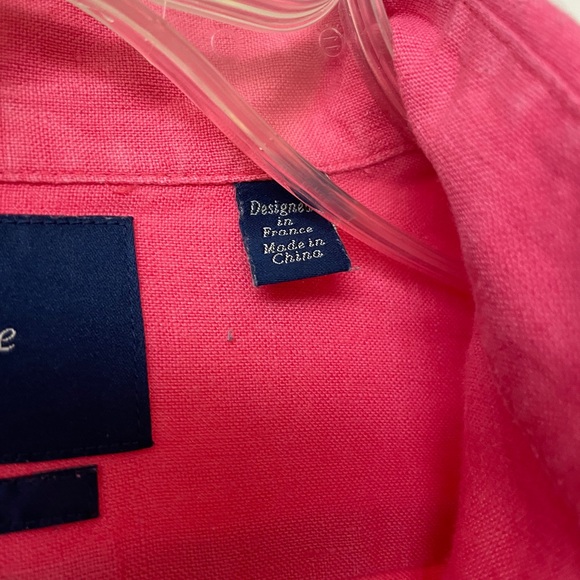 Faconnable long sleeve  linen polo shirt - Picture 7 of 7